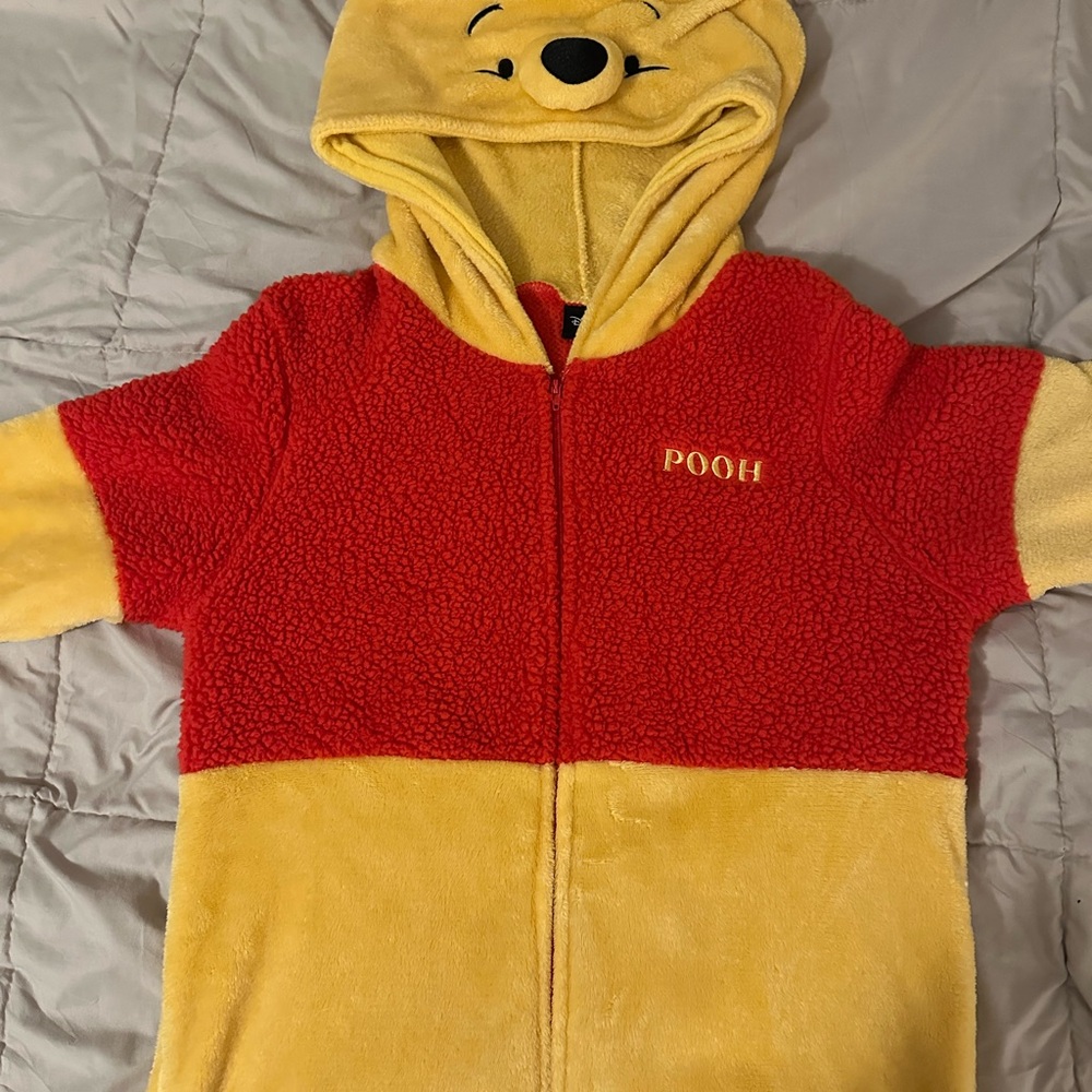 Disney Red and Yellow Pooh Women's onesie